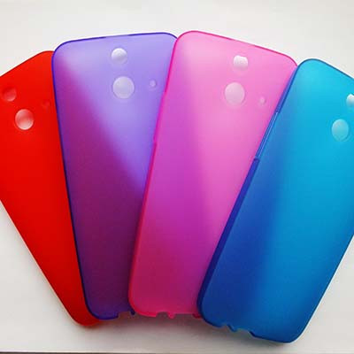 Силиконовый чехол Becolor Light Blue Mat для HTC One E8 Ace - фото 3 - id-p48813034