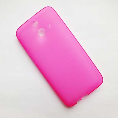 Силиконовый чехол Becolor Pink Mat для HTC One E8 Ace - фото 1 - id-p48813037