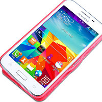 Полиуретановый чехол Nillkin Fresh Series Red для Samsung G3586 Galaxy Core Lite