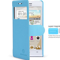 Полиуретановый чехол Nillkin Fresh Series Blue для Huawei Ascend G6