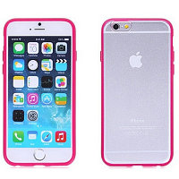 Силиконовый чехол Ainy TPU Case Pink/Transparent для Apple iPhone 6/6S