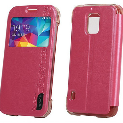 Полиуретановый чехол Usams Merry Series Pink для Samsung G870 Galaxy S5 Active - фото 2 - id-p48813162