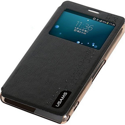 Полиуретановый чехол Usams Merry Series Black для Sony Xperia A2 - фото 3 - id-p48813163