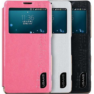 Полиуретановый чехол Usams Merry Series Pink для Sony Xperia A2 - фото 4 - id-p48813165
