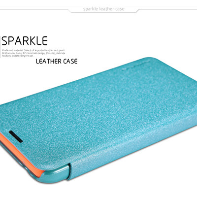 Полиуретановый чехол Nillkin Sparkle Leather Case Ocean для Nokia Lumia 530 - фото 1 - id-p48813193