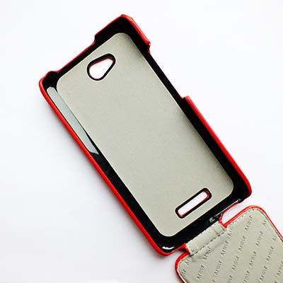 Кожаный чехол Armor Case Red для HTC Desire 616 Dual Sim - фото 2 - id-p48813227
