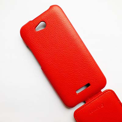 Кожаный чехол Armor Case Red для HTC Desire 616 Dual Sim - фото 4 - id-p48813227
