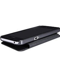 Полиуретановый чехол Nillkin Sparkle Leather Case Black для Asus ZenFone 4 (2014)