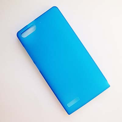 Силиконовый чехол Becolor Light Blue Mat для Huawei Ascend G6 - фото 1 - id-p48813306