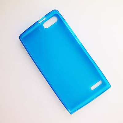 Силиконовый чехол Becolor Light Blue Mat для Huawei Ascend G6 - фото 2 - id-p48813306