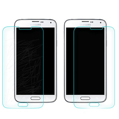 Противоударное защитное стекло Tempered Glass Film 0.26mm для Samsung G800F Galaxy S5 mini - фото 3 - id-p48813316