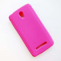 Силиконовый чехол Becolor S-Line Pink для OPPO Clover R815