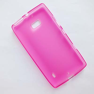 Силиконовый чехол Becolor Pink Mat для Nokia Lumia 930 - фото 2 - id-p48813414