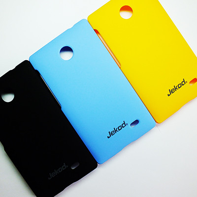 Пластиковый чехол Jekod Cool Case Blue для Nokia X Dual - фото 3 - id-p48813439