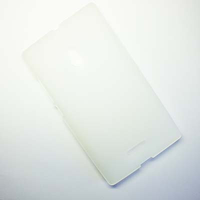 Силиконовый чехол Becolor White Mat для Nokia XL Dual Sim - фото 1 - id-p48813465