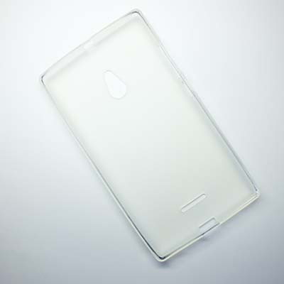 Силиконовый чехол Becolor White Mat для Nokia XL Dual Sim - фото 2 - id-p48813465