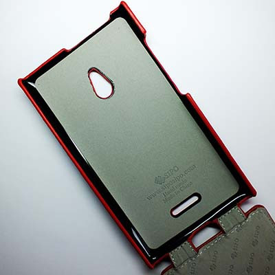 Кожаный чехол Sipo V Series Red для Nokia XL Dual Sim - фото 2 - id-p48813496