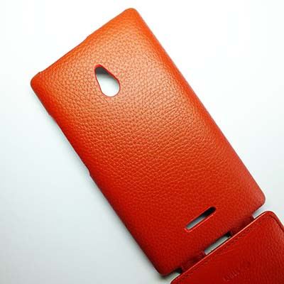 Кожаный чехол Sipo V Series Red для Nokia XL Dual Sim - фото 4 - id-p48813496