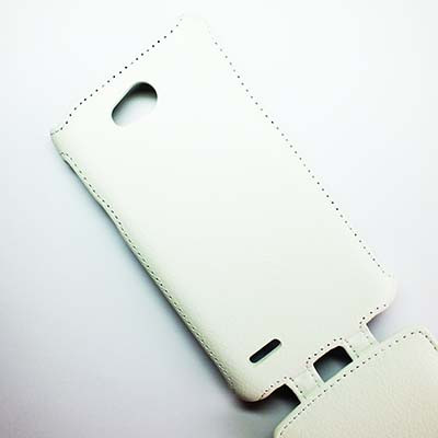 Чехол книга Armor Case White для LG L80 D380 Dual Sim - фото 3 - id-p48813498