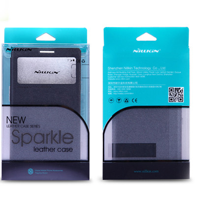 Полиуретановый чехол Nillkin Sparkle Leather Case Белый для LG Optimus G2 Mini D618 - фото 4 - id-p48813522