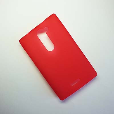 Силиконовый чехол Becolor Red Mat для Nokia Asha 502 Dual Sim - фото 1 - id-p48813581