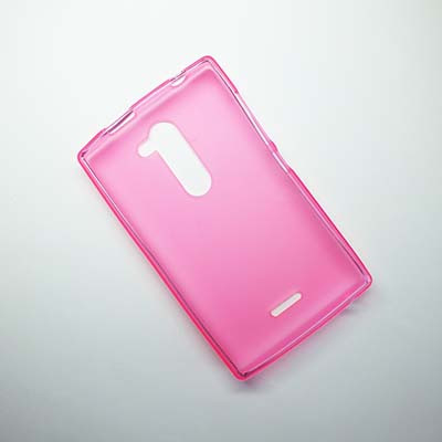 Силиконовый чехол Becolor Pink Mat для Nokia Asha 502 Dual Sim - фото 2 - id-p48813584