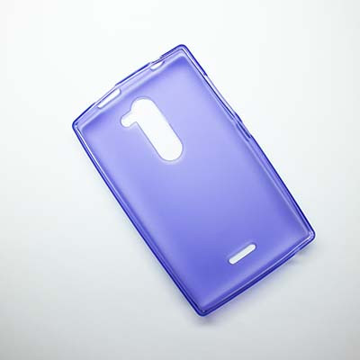 Силиконовый чехол Becolor Purple Mat для Nokia Asha 502 Dual Sim - фото 2 - id-p48813583