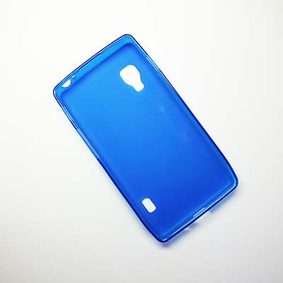 Силиконовый чехол Becolor Blue Mat для LG Optimus L5 II Dual E460 - фото 2 - id-p48813672