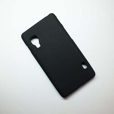 Силиконовый чехол Becolor Black Mat для LG Optimus L5 II Dual E460 - фото 1 - id-p48813670