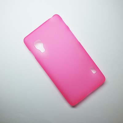 Силиконовый чехол Becolor Pink Mat для LG Optimus L5 II Dual E460 - фото 1 - id-p48813671