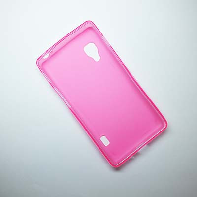 Силиконовый чехол Becolor Pink Mat для LG Optimus L5 II Dual E460 - фото 2 - id-p48813671