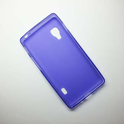 Силиконовый чехол Becolor Purple Mat для LG Optimus L5 II Dual E455 - фото 2 - id-p48813676