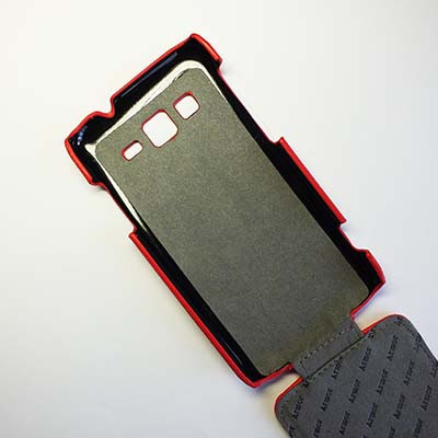 Кожаный чехол Armor Case Red для Samsung i8580 Galaxy Core Advance - фото 2 - id-p48813699