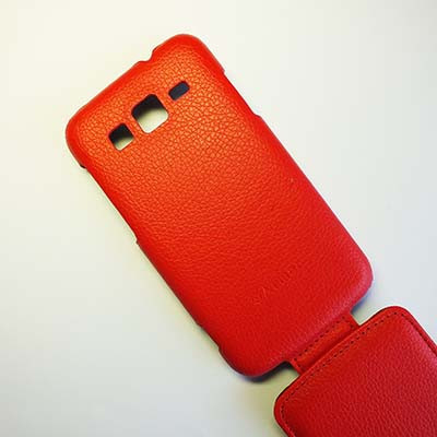 Кожаный чехол Armor Case Red для Samsung i8580 Galaxy Core Advance - фото 4 - id-p48813699