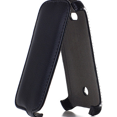 Кожаный чехол iBox Premium Black для Nokia X Dual - фото 1 - id-p48813718