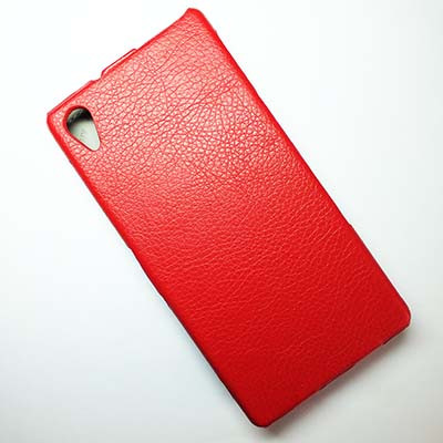 Кожаный чехол Armor Case Red для Sony Xperia Z2 L50t - фото 4 - id-p48813760