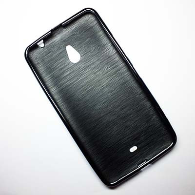 Силиконовый чехол Becolor Black для Nokia Lumia 1320 - фото 2 - id-p48813777