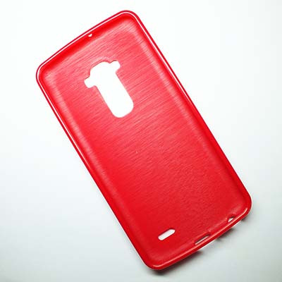 Силиконовый чехол Becolor Red для LG Optimus G Flex - фото 2 - id-p48813775