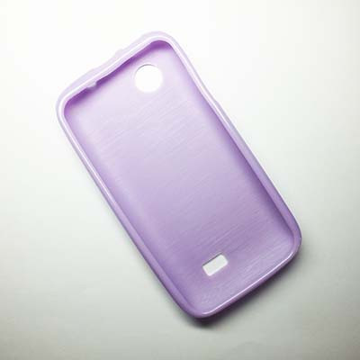 Силиконовый чехол Becolor Purple для Lenovo A369 - фото 2 - id-p48813786