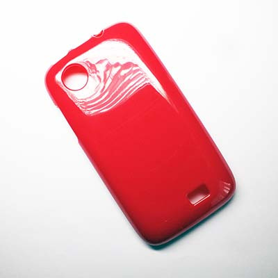 Силиконовый чехол Becolor Red для Lenovo A369 - фото 1 - id-p48813783