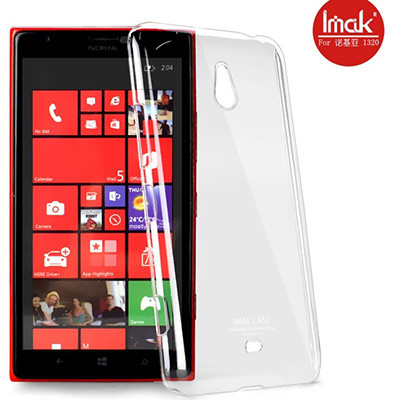 Пластиковый чехол Imak Hard Case Transparent для Nokia Lumia 1320 - фото 1 - id-p48813806