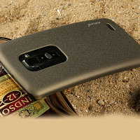 Пластиковый чехол Aixuan Hard Case Gold для LG Optimus G Flex