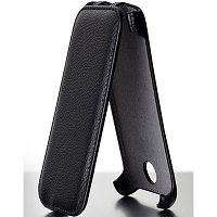 Кожаный чехол iBox Premium Black для Lenovo IdeaPhone A516