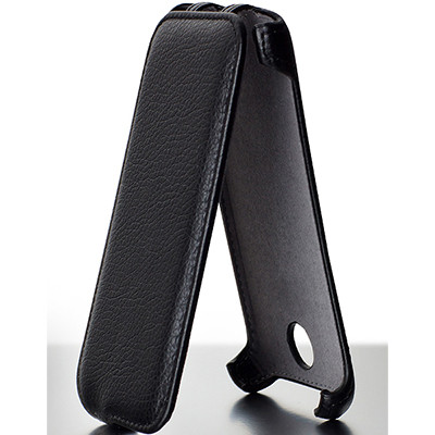 Кожаный чехол iBox Premium Black для Lenovo IdeaPhone A516 - фото 1 - id-p48813871