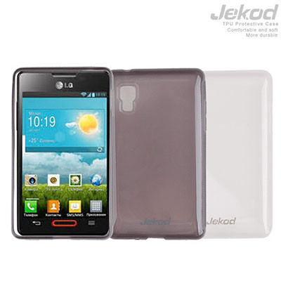 Силиконовый чехол Jekod TPU Case Black для LG Optimus L4 II Dual E440/E445 - фото 3 - id-p48813889