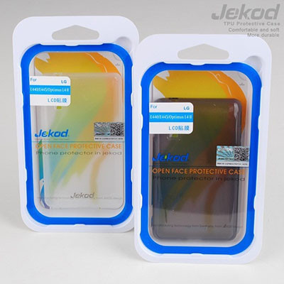 Силиконовый чехол Jekod TPU Case Black для LG Optimus L4 II Dual E440/E445 - фото 4 - id-p48813889