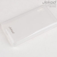 Силиконовый чехол Jekod TPU Case White для LG Optimus L4 II Dual E440/E445