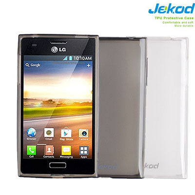 Силиконовый чехол Jekod TPU Case Black для LG Optimus L5 II Dual E455 - фото 3 - id-p48813891