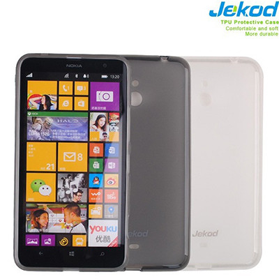 Силиконовый чехол Jekod TPU Case Black для Nokia Lumia 1320 - фото 3 - id-p48813908