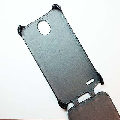 Кожаный чехол Armor Case Black для Lenovo IdeaPhone S890 - фото 2 - id-p48813939